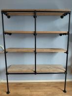 Te koop: steiger kast met zwarte pijpen, Ophalen, Gebruikt
