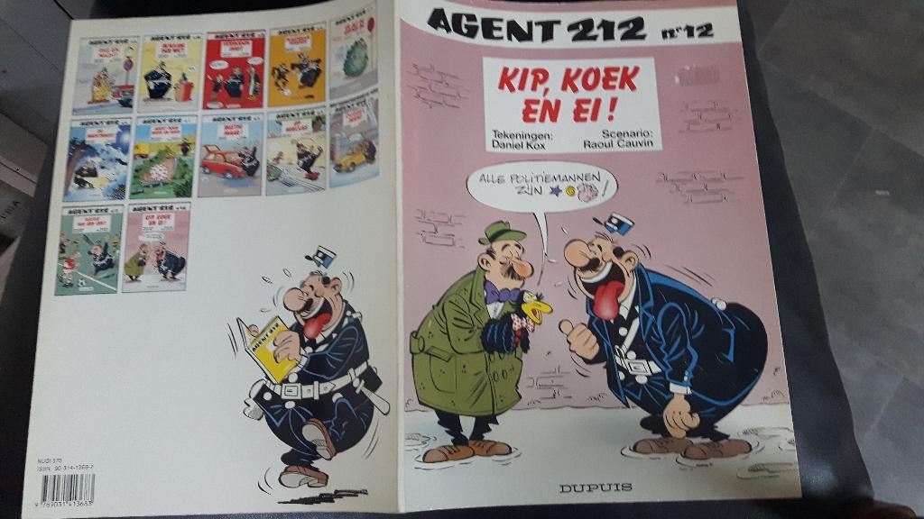 Agent 212, nummer 12, Boeken, Eén stripboek, Ophalen of Verzenden, Zo goed als nieuw, Kox en cauvin