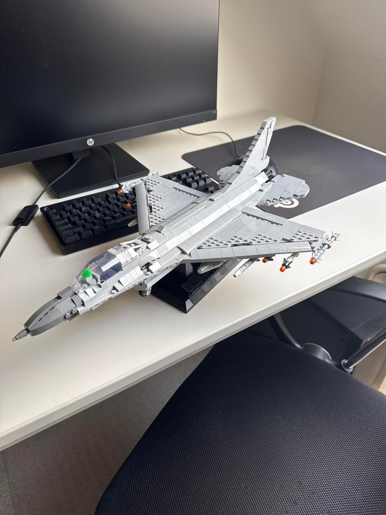 Lego F16 Vliegtuig - Complete Set, Ophalen of Verzenden, Zo goed als nieuw, Complete set, Lego