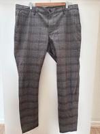 Alberto Slim Fit Geruite Heren Broek W38 L32, Ophalen, Zo goed als nieuw, Overige maten, Bruin