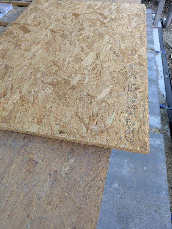 25 Constructieplaten-gebruikt! OSB tong&groef 2440x590x18mm, Doe-het-zelf en Verbouw, Platen en Panelen, Gebruikt, Hout, Minder dan 20 mm