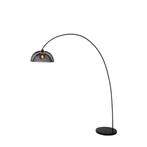 Stijlvolle zwarte vloerlamp, Huis en Inrichting, Lampen | Vloerlampen, Ophalen, Gebruikt, Metaal, 150 tot 200 cm
