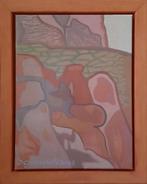 Abstract Landschap  - Kunstenaar: Doris Groeneveld, Antiek en Kunst, Ophalen of Verzenden