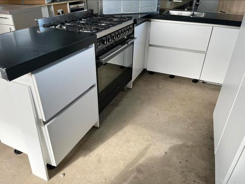 Keuken kompleet gedemonteerd k240029, Huis en Inrichting, Keuken | Complete keukens, Gebruikt, Hoekkeuken, Wit, Graniet of Steen