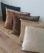 2 Velvet Kussens 50x50 cm - Nieuw!, Ophalen of Verzenden, Nieuw, Overige kleuren, Vierkant