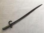 wo1 - Franse M1866 Chassepot bajonet - 1872, Verzamelen, Militaria | Algemeen, Overige gebieden, Ophalen of Verzenden, Mes of Dolk