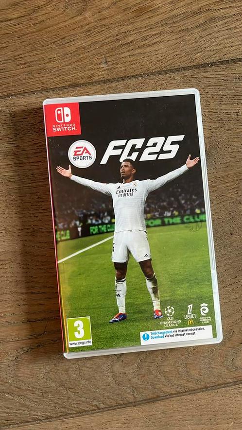 FC25 Nintendo Switch z.g.a.n., Spelcomputers en Games, Games | Nintendo Switch, Zo goed als nieuw, Sport, 1 speler, Vanaf 3 jaar