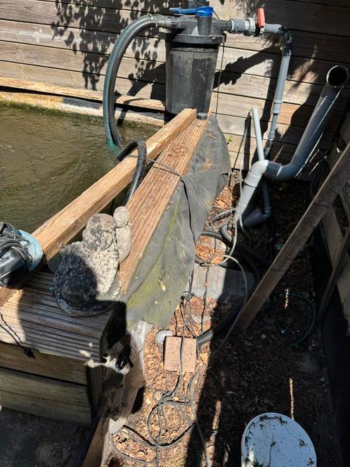 Stop met vijver voor een nieuwe beginner, Tuin en Terras, Vijvers, Gebruikt, Ophalen