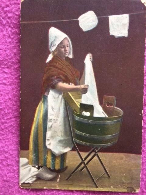 oude ansichtkaart van wastobbe, Verzamelen, Ansichtkaarten | Themakaarten, Gelopen, 1960 tot 1980, Ambachten of Beroep, Ophalen of Verzenden