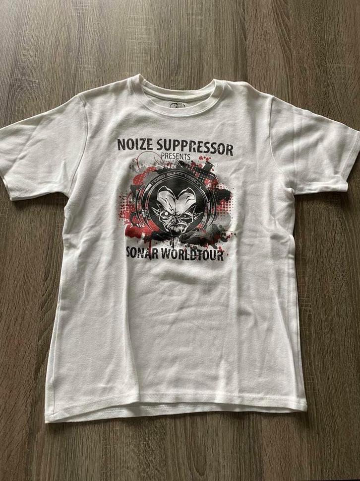 Noize Suppressor hardcore merchandise t-shirt S gesigneerd, Kleding | Heren, T-shirts, Nieuw, Maat 46 (S) of kleiner, Zwart, Ophalen of Verzenden