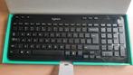 Draadloos Logitech toetsenbord, Computers en Software, Ophalen of Verzenden, Zo goed als nieuw, Desktop