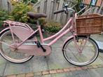 Meisjesfiets 22 inch - transportrek + krat, Fietsen en Brommers, Fietsen | Meisjes, Ophalen of Verzenden, Zo goed als nieuw, 22 inch