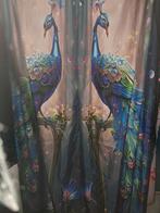 Peacock gordijnen 2 delig, Ophalen of Verzenden, Nieuw, 50 tot 100 cm, 200 cm of meer