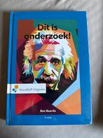 Dit is onderzoek! Ben Baarda, 3e druk, nieuw, Boeken, Ophalen of Verzenden, Gamma, Nieuw, HBO