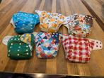 Wasbare luiers, inclusief wolbroekjes en lanoline, Ophalen of Verzenden, Gebruikt, Happy Flute, Jongetje of Meisje