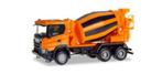 Scania CG 6x6 Betonmischer, oranje, Hobby en Vrije tijd, Modelauto's | 1:87, Nieuw, Ophalen of Verzenden, Bus of Vrachtwagen, Herpa