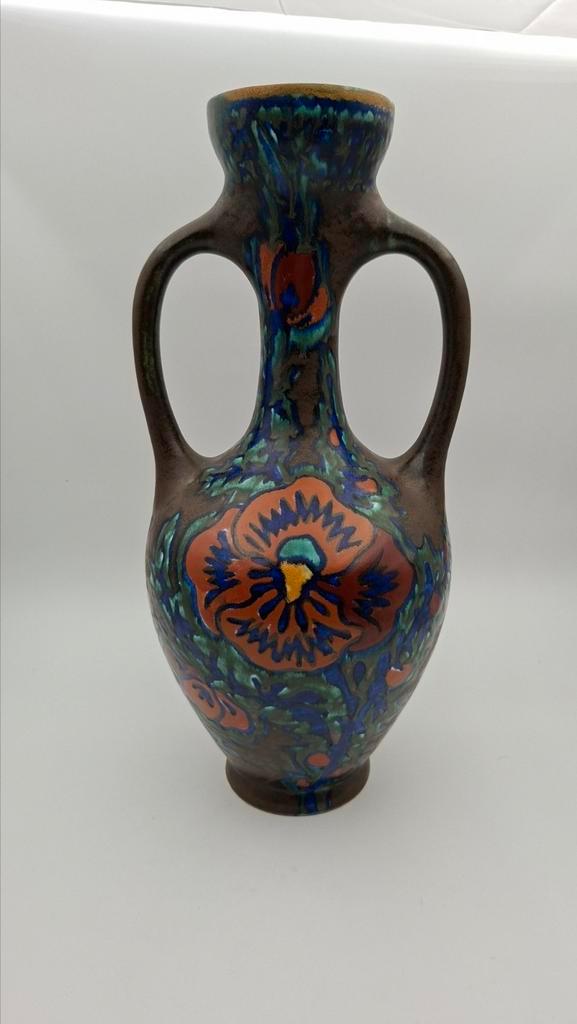 Grote mat platelen amphora-vaas, Antiek en Kunst, Antiek | Keramiek en Aardewerk, Ophalen of Verzenden