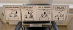 Snoopy & Peanuts Print op Stof - Charles M. Schulz, Gebruikt, Oorspronkelijke maker, Ophalen of Verzenden, Print