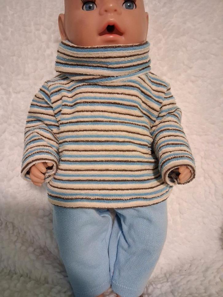 Leuk huispak voor babypop 43cm, Kinderen en Baby's, Speelgoed | Poppen, Nieuw, Babypop, Ophalen of Verzenden