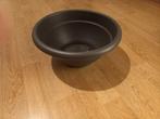 Grijze planten buitenbak kunsstof, Ophalen, Rond, Zo goed als nieuw, Minder dan 25 cm