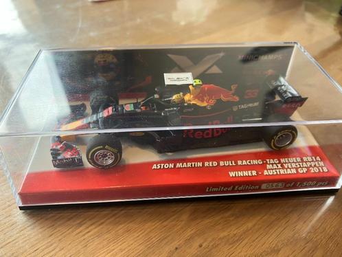 Red Bull RB14 - Max Verstappen - Austrian GP 2018 Minichamps, Hobby en Vrije tijd, Modelauto's | 1:43, Zo goed als nieuw, Auto