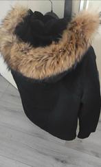 ZGAN Airforce winterjas maat XS, Zwart, Ophalen of Verzenden, Zo goed als nieuw, Airforce