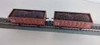 2 Piko Hogeboord wagons Met lading., Hobby en Vrije tijd, Modeltreinen | H0, Ophalen of Verzenden, Wisselstroom, Wagon, Piko