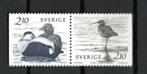 Zweden 1986 vogels eidereend en wulp postfris, Verzenden, Overige landen, Postfris