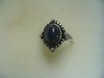 NIEUW ZILVEREN RING MET EDELSTEEN AMETHIST MAAT 18,75, Verzenden, Zilver