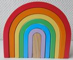 NIEUW Regenboog houten bogen van rood -> paars 15,5 x 18 cm, Ophalen of Verzenden, Nieuw