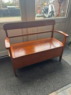 Herlag houten kinder bankje met opbergruimte – vintage, Ophalen