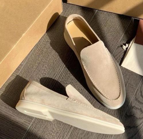 🔥 Nieuwe suède loafers/instappers – zwart – maat 38 t/m 48, Kleding | Heren, Schoenen, Nieuw, Loafers, Overige kleuren, Verzenden