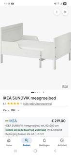 Ikea Meegroeibed (Sundvik?) - Gedemonteerd, Zonder Matras, Kinderen en Baby's, Kinderkamer | Bedden, Ophalen, Gebruikt, 180 cm of meer