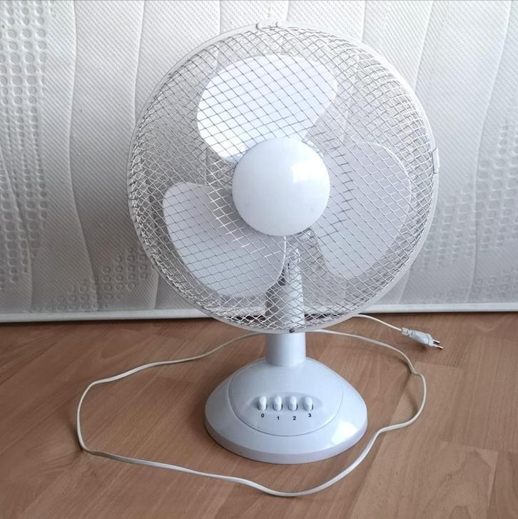 Tafelventilator met 3 standen, Witgoed en Apparatuur, Ventilatoren, Gebruikt, Tafelventilator, Ophalen of Verzenden