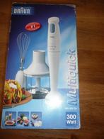 Nieuwe Braun staafmixerset, Witgoed en Apparatuur, Keukenmixers, Minder dan 1 liter, Ophalen of Verzenden, Nieuw, 3 snelheden of meer