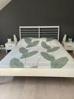 2 persoonsbed, Huis en Inrichting, Slaapkamer | Bedden, 160 cm, Gebruikt, Wit, Hout