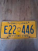 Pennsylvania Nummerplaat E22-446, Verzamelen, Ophalen, Gebruikt, Auto's