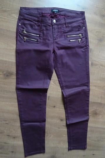 bordeaux rode gecoate broek van Morgan maat 44 beschikbaar voor biedingen