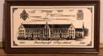 Tegeltableau Bischoppelijk college Sittard, Antiek en Kunst, Antiek | Wandborden en Tegels, Ophalen of Verzenden