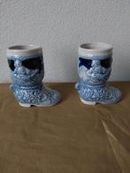 2 Duitse vintage keramieken bierbekers in vorm laars, Antiek en Kunst, Antiek | Keramiek en Aardewerk, Ophalen of Verzenden