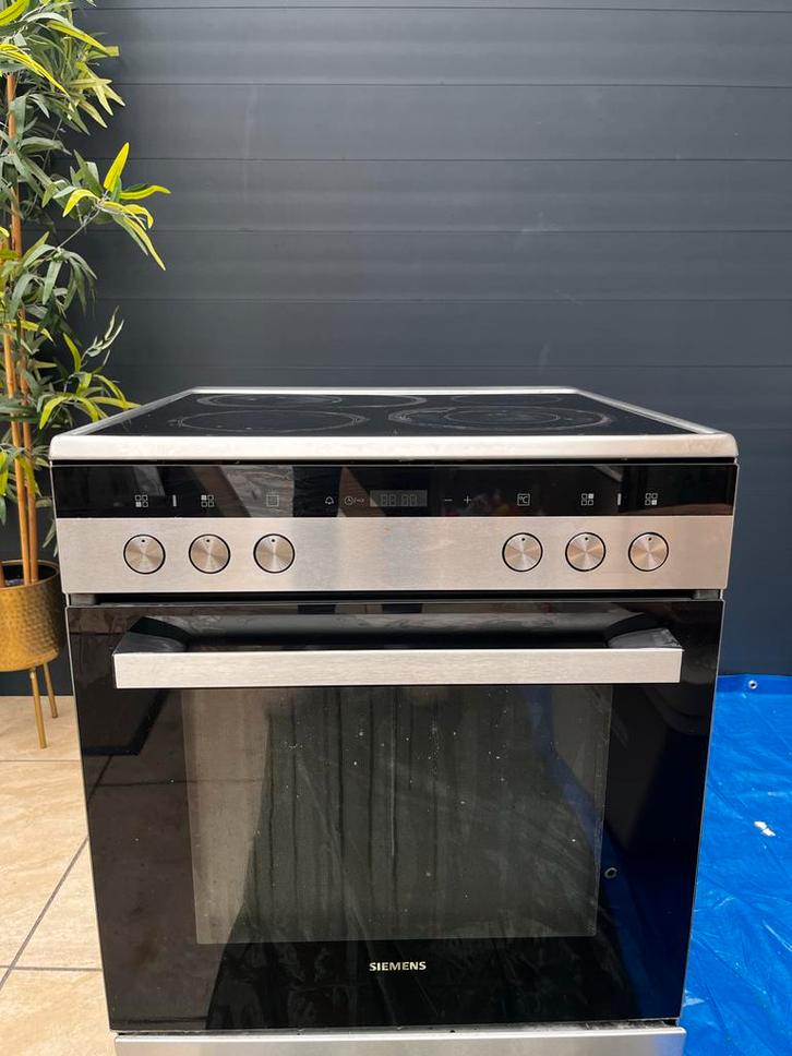 Siemens Oven met Grill - Gebruikt, Witgoed en Apparatuur, Ovens, Gebruikt, Inbouw, Oven met grill, 45 tot 60 cm, Hete lucht, Draaiplateau