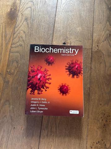 Biochemistry, 10th edition, universiteit Utrecht studie sche beschikbaar voor biedingen