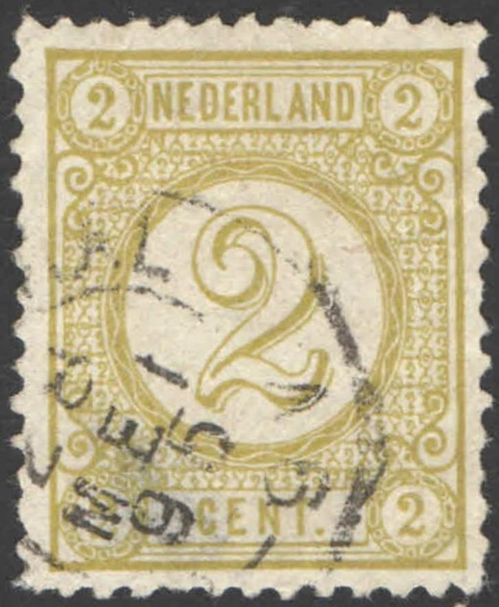 Nederland NVPH nr 32a gestempeld Cijfer 1894, Postzegels en Munten, Postzegels | Nederland, Gestempeld, T/m 1940, Verzenden