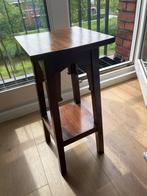 Vintage bijzettafel klein - Hasselman & Pander Leiden, Huis en Inrichting, 45 tot 60 cm, Minder dan 55 cm, Gebruikt, Vierkant