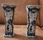 Delfts blauwe vazen set, Antiek en Kunst, Antiek | Keramiek en Aardewerk, Ophalen of Verzenden