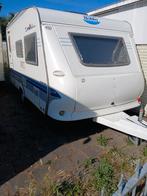 Caravans, Caravans en Kamperen, Caravans, Vast bed, Hobby, Koelkast, Treinzit