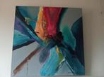 Abstracte kleurrijke schilderij, Antiek en Kunst, Kunst | Schilderijen | Abstract, Ophalen of Verzenden