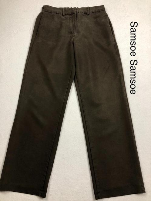 Samsoe & Samsoe Broek  (mt: 36) 17,2/7286, Kleding | Dames, Broeken en Pantalons, Zo goed als nieuw, Maat 36 (S), Bruin, Ophalen of Verzenden