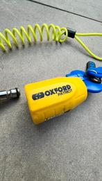 Oxford Patriot Remschijfslot ART4 gekeurd met reminderkabel, Motoren, Ophalen of Verzenden, Gebruikt