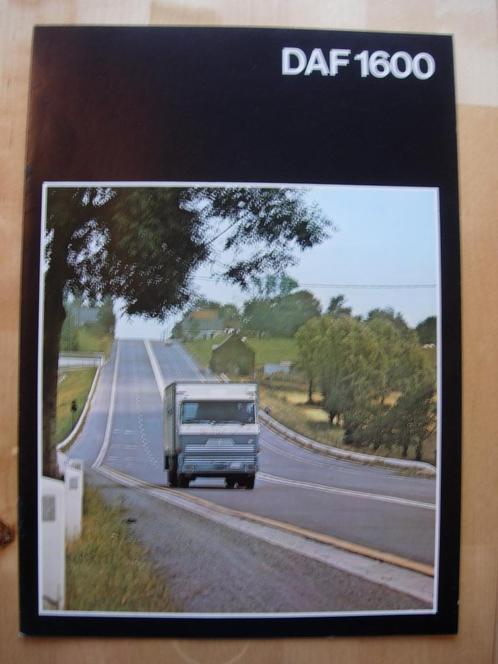 DAF 1600 Brochure 1979, Boeken, Auto's | Folders en Tijdschriften, Zo goed als nieuw, Overige merken, Ophalen